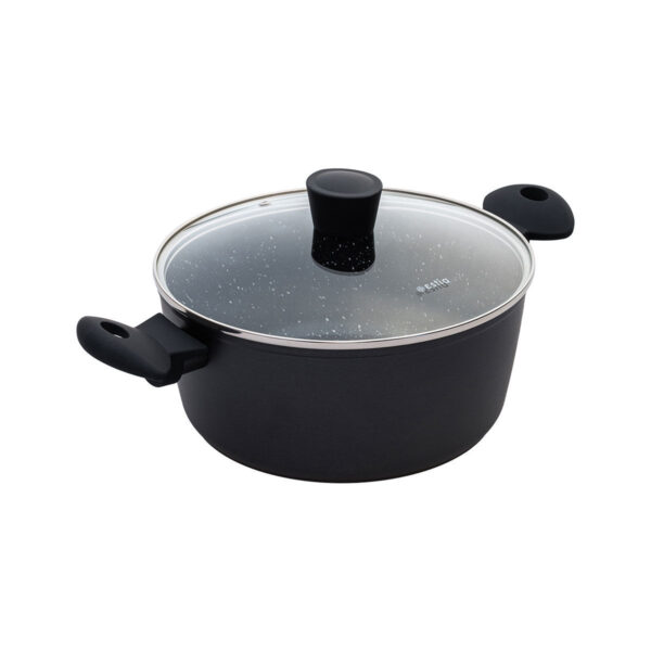 ESTIA MAGMA 01-6136 ΚΑΤΣΑΡΟΛΑ ΜΕ ΕΠΙΣΤΡΩΣΗ ΑΠΟ ΠΕΤΡΑ 24CM