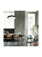 EUROLAMP 144-17027 ΣΤΡΟΓΓΥΛΟ ΚΡΕΜΑΣΤΟ LED PANEL ΙΣΧΥΟΣ 30W ΜΕ ΡΥΘΜΙΖΟΜΕΝΟ ΛΕΥΚΟ ΦΩΣ 45X45ΕΚ. ΜΑΥΡΟ