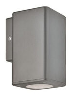 EUROLAMP 145-82002 ΑΠΛΙΚΑ ΤΟΙΧΟΥ ΜΟΝΗ ΤΕΤΡΑΦΩΝΗ DOWN GU10 ΓΚΡΙ