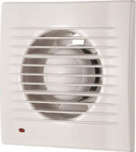 EUROLAMP 147-33242 ΕΠΙΤΟΙΧΙΟΣ ΕΞΑΕΡΙΣΤΗΡΑΣ ΜΠΑΝΙΟΥ 100MM ΛΕΥΚΟΣ