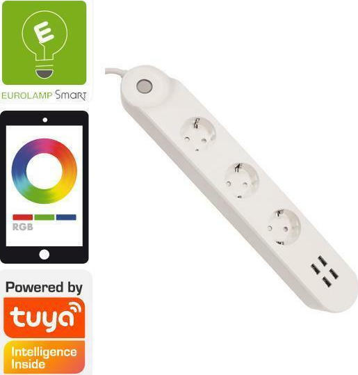 EUROLAMP 147-77915 ΠΟΛΥΠΡΙΖΟ ΑΣΦΑΛΕΙΑΣ 3 ΘΕΣΕΩΝ ΜΕ USB/ΜΕΤΡΗΤΗ ΛΕΥΚΟ 1.5m EUROLAMP 147-77915 ΠΟΛΥΠΡΙΖΟ ΑΣΦΑΛΕΙΑΣ 3 ΘΕΣΕΩΝ ΜΕ USB/ΜΕΤΡΗΤΗ ΛΕΥΚΟ 1.5m