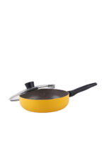 MUHLER MR-2608D ΤΗΓΑΝΙ ΜΕ ΚΑΠΑΚΙ ΑΠΟ ΑΛΟΥΜΙΝΙΟ ΜΕ ΕΠΙΣΤΡΩΣΗ ΑΠΟ ΠΕΤΡΑ 26CM