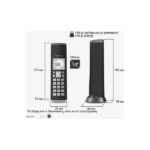 PANASONIC KX-TGK210GRB ΑΣΥΡΜΑΤΟ ΤΗΛΕΦΩΝΟ ΜΑΥΡΟ