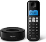 PHILIPS D1611B/GRS ΑΣΥΡΜΑΤΟ ΤΗΛΕΦΩΝΟ ΜΑΥΡΟ
