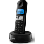 PHILIPS D1611B/GRS ΑΣΥΡΜΑΤΟ ΤΗΛΕΦΩΝΟ ΜΑΥΡΟ