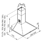 PYRAMIS ΚΑΜΙΝΑΔΑ ΤΕΤΡΑΓΩΝΗ LUX 90cm