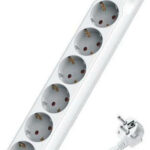 EUROLAMP 147-62214 ΠΟΛΥΠΡΙΖΟ 6 ΘΕΣΕΩΝ ΜΕ ΔΙΑΚΟΠΤΗ