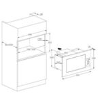 PYRAMIS 30 ΜΙΚΡΟΚΥΜΑΤΩΝ ΕΝΤΟΙΧΙΖΟΜΕΝΟ ΜΕ GRILL 23LT INOX