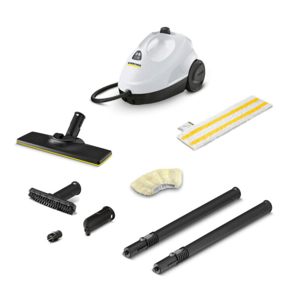 KARCHER SC 2 EASYFIX ΑΤΜΟΚΑΘΑΡΙΣΤΗΣ ΠΙΕΣΗΣ 3.2BAR ΜΕ ΡΟΔΕΣ ΚΑΙ ΚΟΝΤΑΡΙ