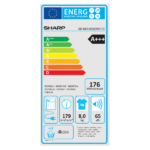 SHARP KD-NHH8S8GW3-GR ΣΤΕΓΝΩΤΗΡΙΟ 8KG A+++ ΜΕ ΑΝΤΛΙΑ ΘΕΡΜΟΤΗΤΑΣ