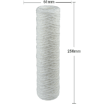 ATLAS FILTRI 10" FA 10 SX 25 ΜM ΑΝΤ/ΙΚΟ ΦΙΛΤΡΟ ΝΕΡΟΥ ΚΕΝΤΡΙΚΗΣ ΠΑΡΟΧΗΣ ΑΠΟ ΠΟΛΥΠΡΟΠΥΛΕΝΙΟ 160025