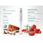 BRUNO BRN-0091 ΡΑΒΔΟΜΠΛΕΝΤΕΡ ΜΕ ΠΛΑΣΤΙΚΗ ΡΑΒΔΟ 500W ΛΕΥΚΟ