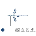 EDISION YAGI ΕΞΩΤΕΡΙΚΗ ΚΕΡΑΙΑ ΤΗΛΕΟΡΑΣΗΣ 8DB 5G 21-48 ΜΑΥΡΟ ΧΡΩΜΑ