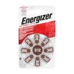 ENERGIZER 312 ΜΠΑΤΑΡΊΕΣ ΑΚΟΥΣΤΙΚΏΝ ΒΑΡΗΚΟΪΑΣ 1.4V 8ΤΜΧ