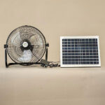 EUROLAMP 300-21505 ΑΝΕΜΙΣΤΗΡΑΣ ΔΑΠΕΔΟΥ ΜΕΤΑΛΛΙΚΟΣ Φ37 15W ΕΠΑΝΑΦΟΡΤΙΖΟΜΕΝΟΣ ΜΕ ΗΛΙΑΚΟ ΠΑΝΕΛ