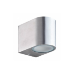 EUROLAMP FERRARA 147-82022 ΑΠΛΙΚΑ ΤΟΙΧΟΥ ΜΟΝΗ ΟΒΑΛ GU10 INOX