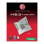 HOOVER H63 PURE HEPA ΣΑΚΟΥΛΕΣ ΣΚΟΥΠΑΣ 4ΤΜΧ ΣΥΜΒΑΤΗ ΜΕ ΣΚΟΥΠΑ HOOVER
