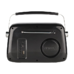 OSIO OPR-3040B RETRO ΦΟΡΗΤΟ ΡΑΔΙΟΦΩΝΟ ΕΠΑΝΑΦΟΡΤΙΖΟΜΕΝΟ ΜΕ BLUETOOTH ΚΑΙ USB ΜΑΥΡΟ