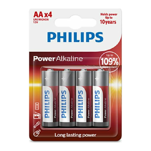 PHILIPS LR6P4B/GRS AA POWER ALKALINE 1.5V 4ΤΜΧ