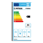 PITSOS PTI6E66G ΑΠΟΡΡΟΦΗΤΗΡΑΣ ΚΑΜΙΝΑΔΑ 60CM ΜΑΥΡΟΣ