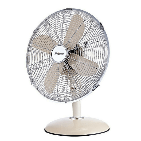 PRIMO PRΤF-80577 ΑΝΕΜΙΣΤΗΡΑΣ ΕΠΙΤΡΑΠΕΖΙΟΣ ΜΕΤΑΛΛΙΚΟΣ 40W 30CM CREAM