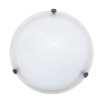 RABALUX ALABASTRO 3303 ΓΥΑΛΙΝΗ ΠΛΑΦΟΝΙΕΡΑ ΟΡΟΦΗΣ ΛΕΥΚΟ 40CM