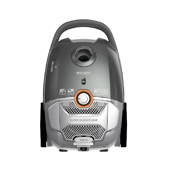 ROBIN RB-1801 ΗΛΕΚΤΡΙΚΗ ΣΚΟΥΠΑ 700W ΜΕ ΣΑΚΟΥΛΑ 3LT ΓΚΡΙ