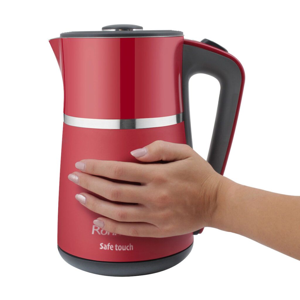 ROHNSON SAFE TOUCH R-7524 ΒΡΑΣΤΗΡΑΣ 1,7LT 2200W ΚΟΚΚΙΝΟΣ