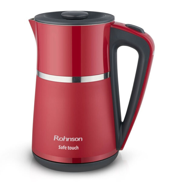 ROHNSON SAFE TOUCH R-7524 ΒΡΑΣΤΗΡΑΣ 1,7LT 2200W ΚΟΚΚΙΝΟΣ