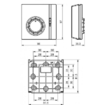 SIEMENS RAA31.16 ΑΝΑΛΟΓΙΚΟΣ ΘΕΡΜΟΣΤΑΤΗΣ ΧΩΡΟΥ