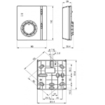SIEMENS RAA31.26 ΑΝΑΛΟΓΙΚΌΣ ΘΕΡΜΟΣΤΆΤΗΣ ΧΏΡΟΥ