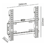 SONORA WONDERWALL 200 FIXED ΕΠΙΤΟΙΧΙΑ ΒΑΣΗ TV 19’’- 42" ΚΑΙ 20KG