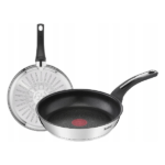 TEFAL EMOTION E30006 ΤΗΓΑΝΙ ΑΠΟ ΑΝΟΞΕΙΔΩΤΟ ΑΤΣΑΛΙ ΜΕ ΑΝΤΙΚΟΛΛΗΤΙΚΗ ΕΠΙΣΤΡΩΣΗ 28CM
