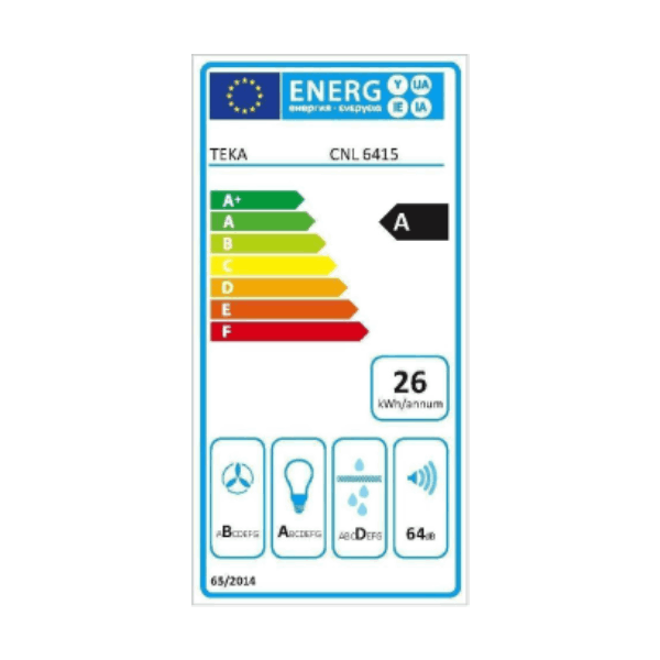 TEKA CNL 6415 ECO ΑΠΟΡΡΟΦΗΤΗΡΑΣ ΣΥΡΟΜΕΝΟΣ INOX 60cm