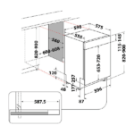 WHIRLPOOL WBC3C34PFX ΠΛΥΝΤΗΡΙΟ ΠΙΑΤΩΝ ΕΝΤΟΙΧ.