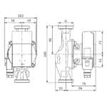 WILO ATMOS PICO 30/8 ΗΛΕΚΤΡΟΝΙΚΟΣ ΚΥΚΛΟΦΟΡΗΤΗΣ ΘΕΡΜΑΝΣΗΣ / ΚΛΙΜΑΤΙΣΜΟΥ 180MM