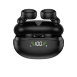 AKAI BTE-J350 IN-EAR BLUETOOTH HANDSFREE ΑΚΟΥΣΤΙΚΑ ΜΕ ΘΗΚΗ ΦΟΡΤΙΣΗΣ ΜΑΥΡΟ