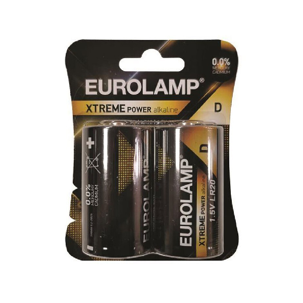 EUROLAMP 147-24123 ΜΠΑΤΑΡΙΑ XTREME D LR20 1.5V 2TMX