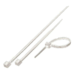 EUROLAMP 147-54015 ΔΕΜΑΤΙΚΑ ΛΕΥΚΑ 350Χ4.8 100ΤΜΧ