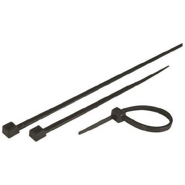 EUROLAMP 147-54110 ΔΕΜΑΤΙΚΑ ΜΑΥΡΑ 370Χ3.6 100ΤΜΧ