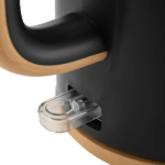 ESTIA OAK 06-24569 ΒΡΑΣΤΗΡΑΣ 1,7LT 2200W ΜΑΥΡΟΣ