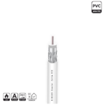 EDISION ΚΑΛΩΔΙΟ COAXIAL ICX-100 CCS AL ECA PVC ΛΕΥΚΟ 100M