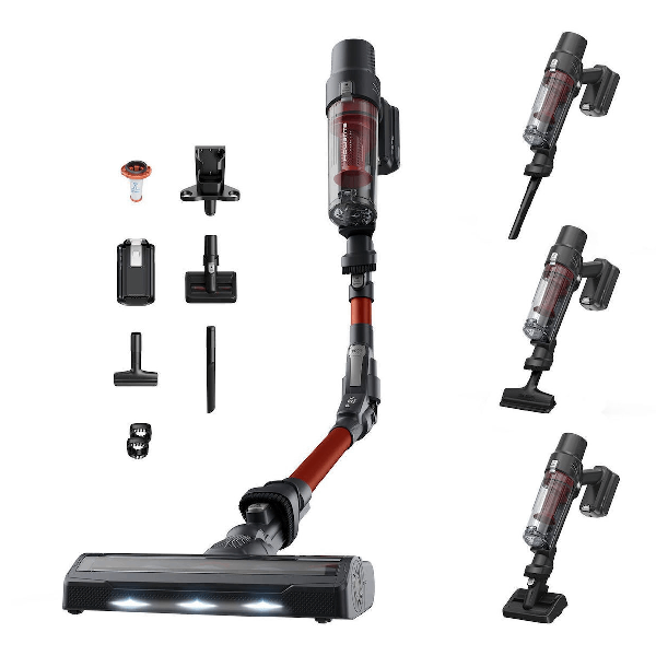 ROWENTA X-PERT FLEX 7.60 RH6A83WO ΣΚΟΥΠΑ STICK ΕΠΑΝΑΦΟΡΤΙΖΟΜΕΝΗ 18V ΜΑΥΡΗ