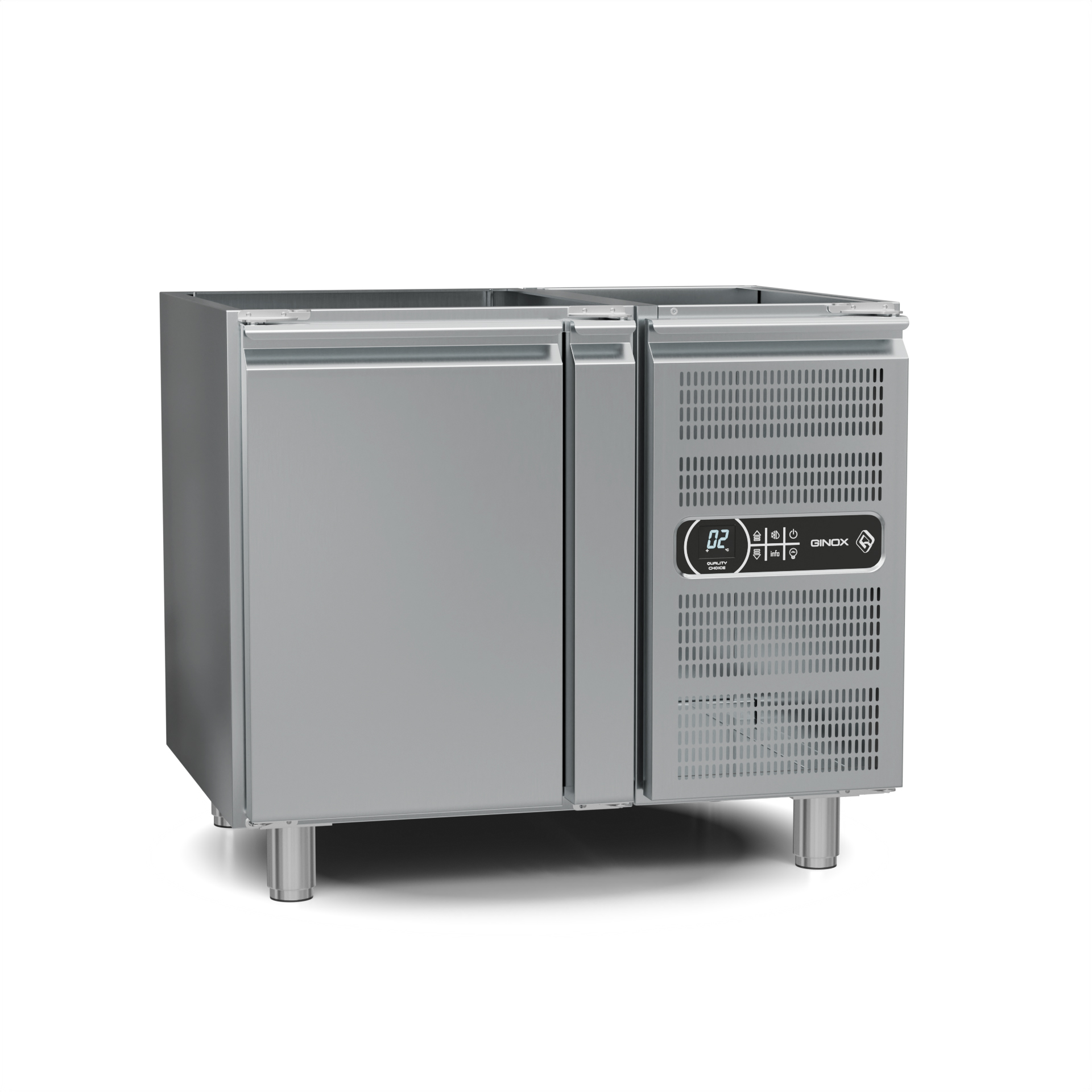 09_313_007_psigeio_inox_ermario_thermogatz ΨΥΓΕΙΟ INOX & ΜΗΧΑΝΗ T R290 - χωρίς πάγκο - Image 1