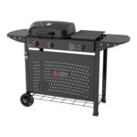 THERMOGATZ GS GRILL 2 + PLANCHA ΨΗΣΤΑΡΙΑ ΥΓΡΑΕΡΙΟΥ ΜΑΝΤΕΜΕΝΙΑΣ ΣΧΑΡΑΣ ΚΑΙ ΠΛΑΚΑΣ ΜΕ 2 ΕΣΤΙΕΣ 5KW ΚΑΙ ΠΛΑΪΝΟ ΜΑΤΙ - Image 3