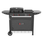 THERMOGATZ GS GRILL 2 + PLANCHA ΨΗΣΤΑΡΙΑ ΥΓΡΑΕΡΙΟΥ ΜΑΝΤΕΜΕΝΙΑΣ ΣΧΑΡΑΣ ΚΑΙ ΠΛΑΚΑΣ ΜΕ 2 ΕΣΤΙΕΣ 5KW ΚΑΙ ΠΛΑΪΝΟ ΜΑΤΙ - Image 2