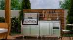 ΕΡΜΑΡΙΟ INOX BBQ TGH-B1-M61 ΜΕ ΣΥΡΤΑΡΙΑ - Image 8