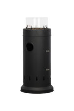 THERMOGATZ TG ROUND F46H100 ΤΖΑΚΙ ΥΓΡΑΕΡΙΟΥ ΕΞΩΤΕΡΙΚΟΥ ΧΩΡΟΥ ΜΕΤΑΛΛΙΚΟ ΜΑΥΡΟ