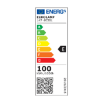 EUROLAMP 147-69351 ΠΡΟΒΟΛΕΑΣ LED 100W 4000K ΜΑΥΡΟΣ