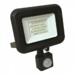 EUROLAMP 147-69634 ΠΡΟΒΟΛΕΑΣ LED 20W ΜΕ ΑΝΙΧΝΕΥΤΗ ΚΙΝΗΣΗΣ 4000K ΜΑΥΡΟΣ